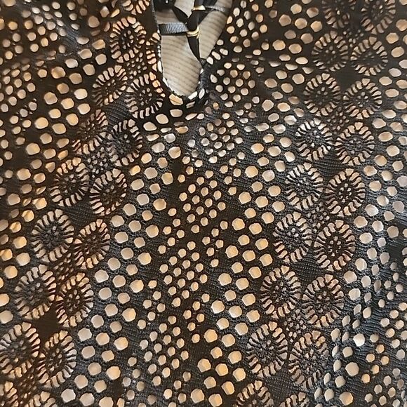 Halter Neck Lace Up One Piece Swimsuit NWOT - Picture 2 of 5